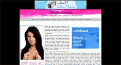 Desktop Screenshot of meganfox.net