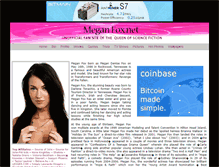 Tablet Screenshot of meganfox.net