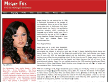 Tablet Screenshot of meganfox.org